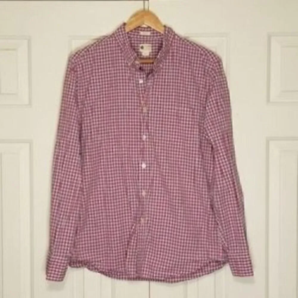J. Crew Preppy Tailored Fit Checkered Button Down Shirt